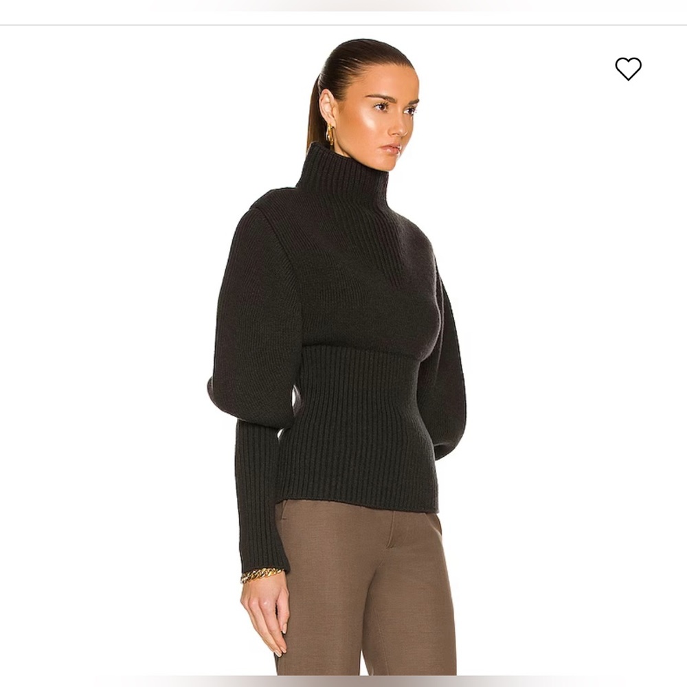Brand New w/tag Bottega Veneta Wool Exaggerated Sleeves Sweater. Retails $1700.